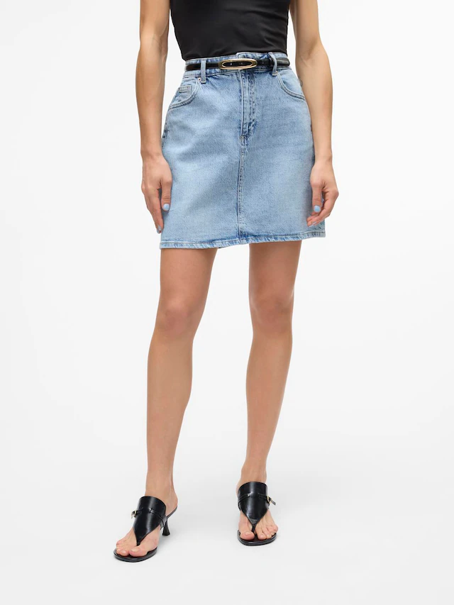 Vero Moda Jeansrock »VMTESSA HR SHORT DNM SKIRT MIX GA NOOS« Baumwollmischung