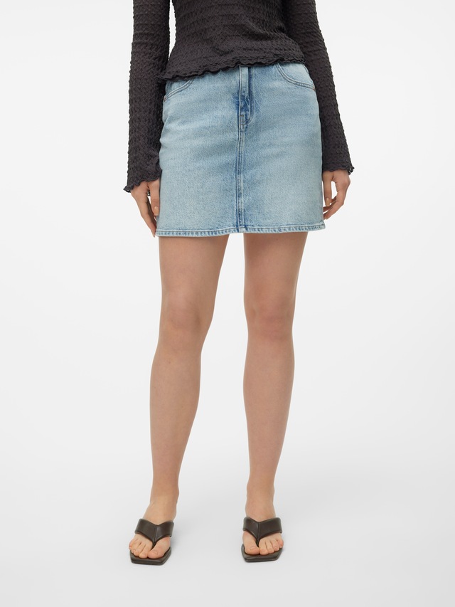 Vero Moda Jeansrock »VMTESSA HR SHORT DNM SKIRT MIX GA NOOS« Baumwollmischung