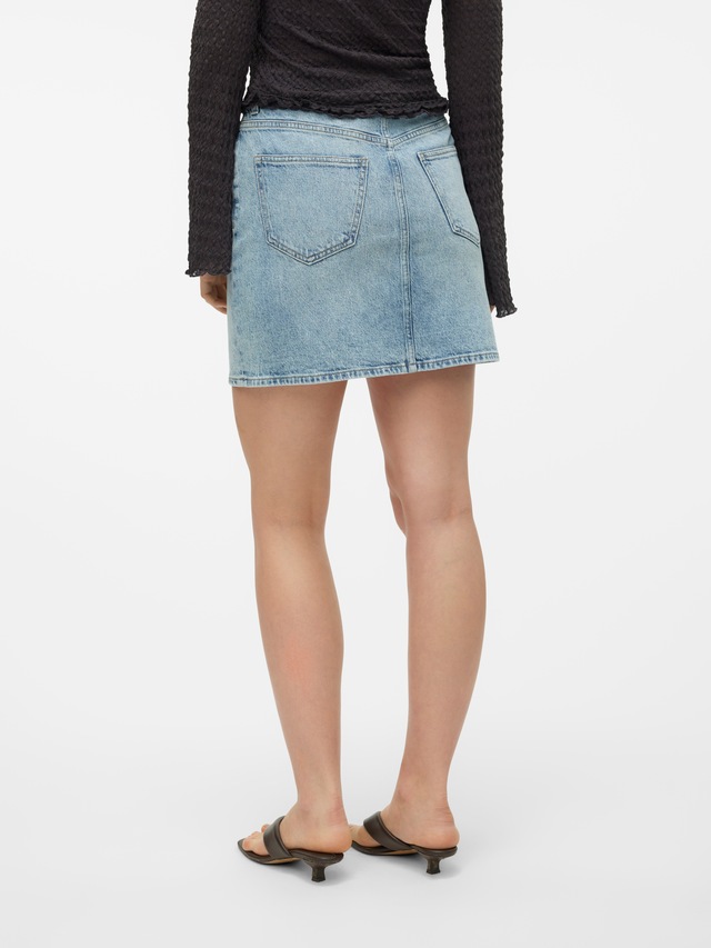 Vero Moda Jeansrock »VMTESSA HR SHORT DNM SKIRT MIX GA NOOS« Baumwollmischung