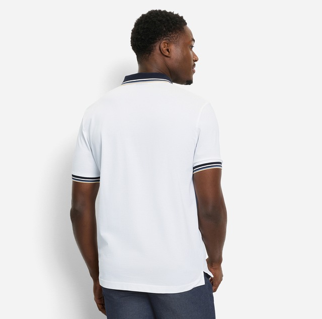 OLYMP Poloshirt »Casual« farbliche Kontrast-Details