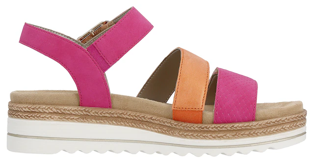 Remonte Keilsandalette Keilabsatz, Sommerschuh, Sandale in veganer Verarbeitung