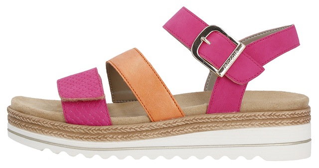 Remonte Keilsandalette Keilabsatz, Sommerschuh, Sandale in veganer Verarbeitung