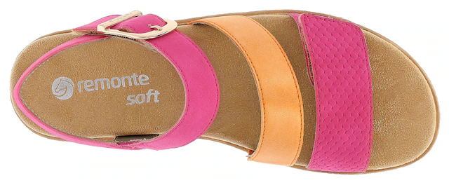 Remonte Keilsandalette Keilabsatz, Sommerschuh, Sandale in veganer Verarbeitung