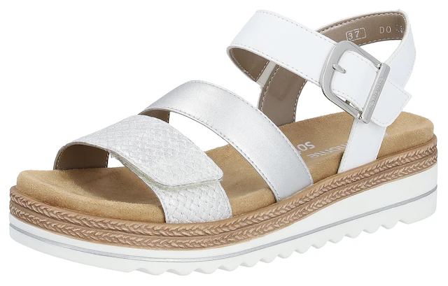 Remonte Keilsandalette Keilabsatz, Sommerschuh, Sandale in veganer Verarbeitung