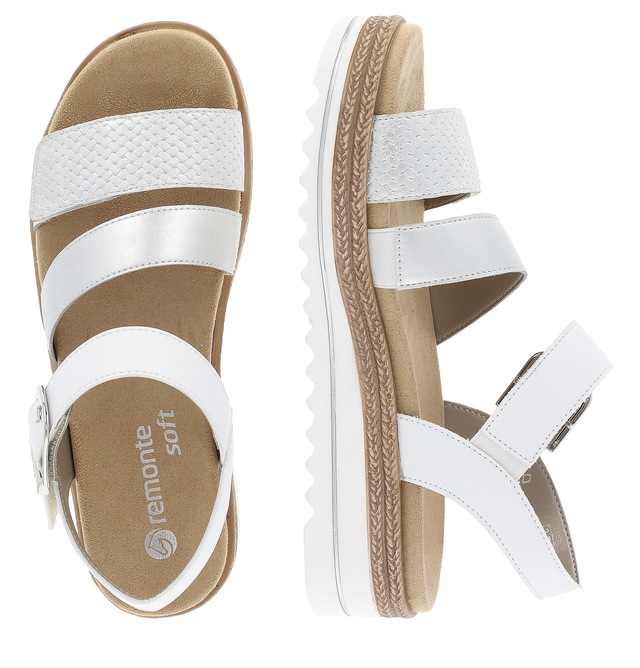 Remonte Keilsandalette Keilabsatz, Sommerschuh, Sandale in veganer Verarbeitung