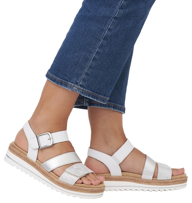 Remonte Keilsandalette Keilabsatz, Sommerschuh, Sandale in veganer Verarbeitung