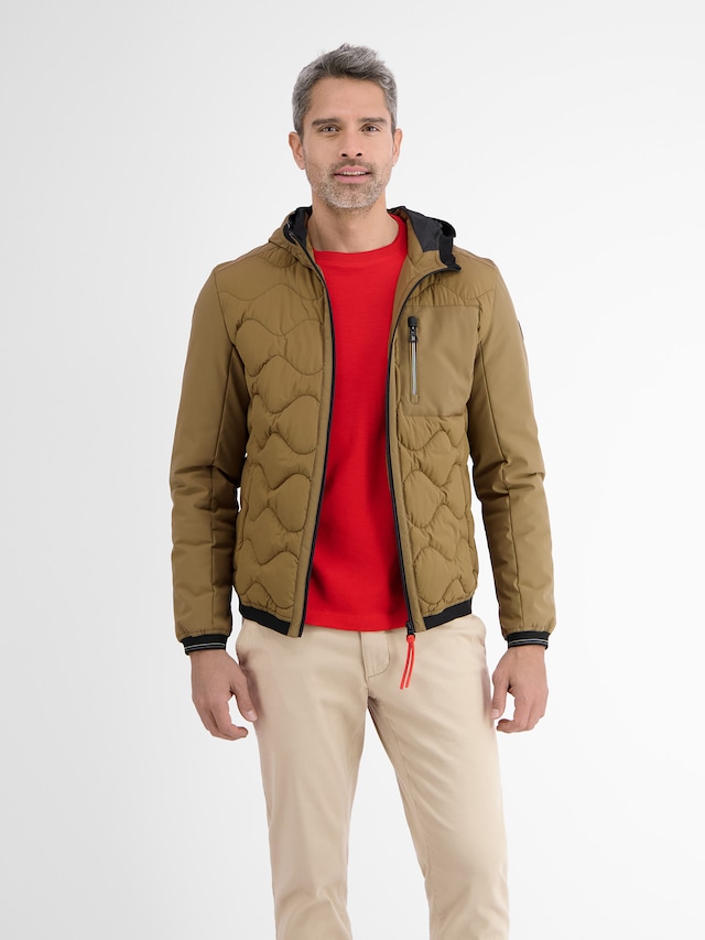 LERROS Outdoorjacke »Softshell-Hybrid Blouson« mit Kapuze