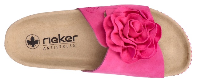 Rieker Pantolette Sommerschuh, Schlappen mit modischem Plateau