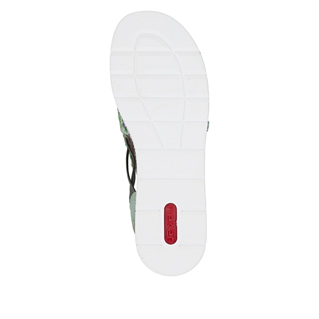 Rieker Sandale Sommerschuh, Sandalette, Keilabsatz, in modischer Optik