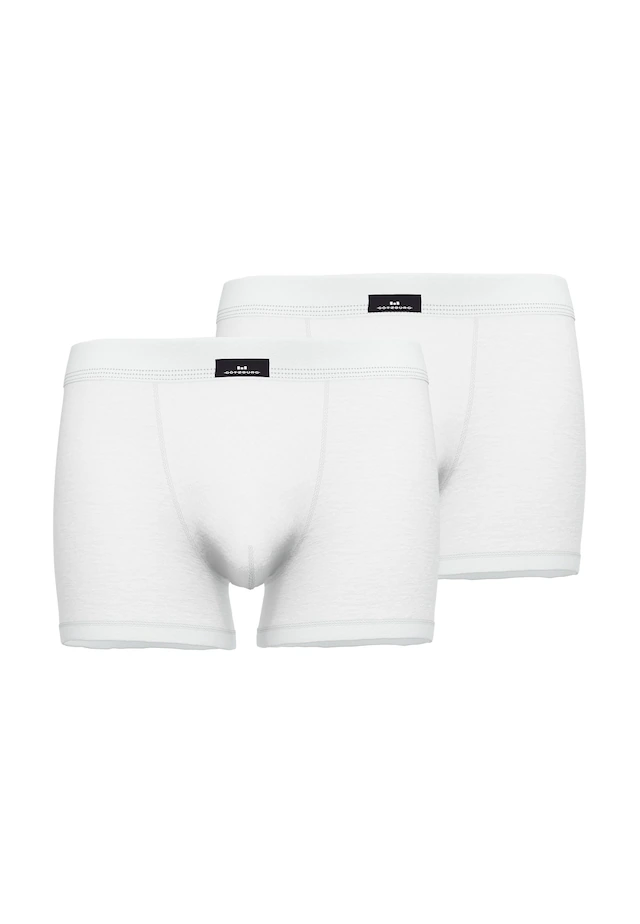 GÖTZBURG Boxershorts »X-lastic« 2er-Pack, basic, elastischer Bund, eng, weich, elastisch, Baumwollmix