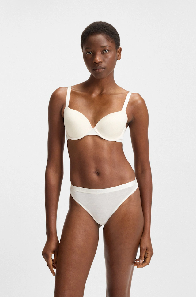 BOSS Bügel-BH »UNDERWIRE BRA CI« mit BOSS Schriftzug auf den Trägern