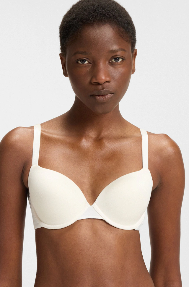 BOSS Bügel-BH »UNDERWIRE BRA CI« mit BOSS Schriftzug auf den Trägern