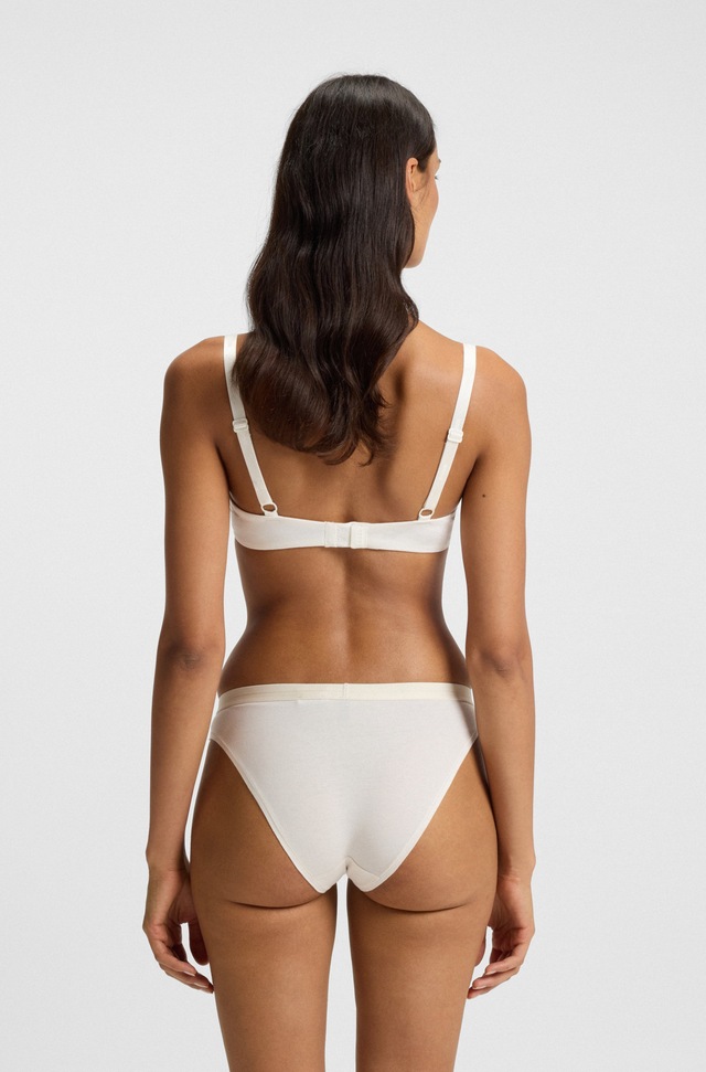 BOSS Bügel-BH »UNDERWIRE BRA CI« mit BOSS Schriftzug auf den Trägern