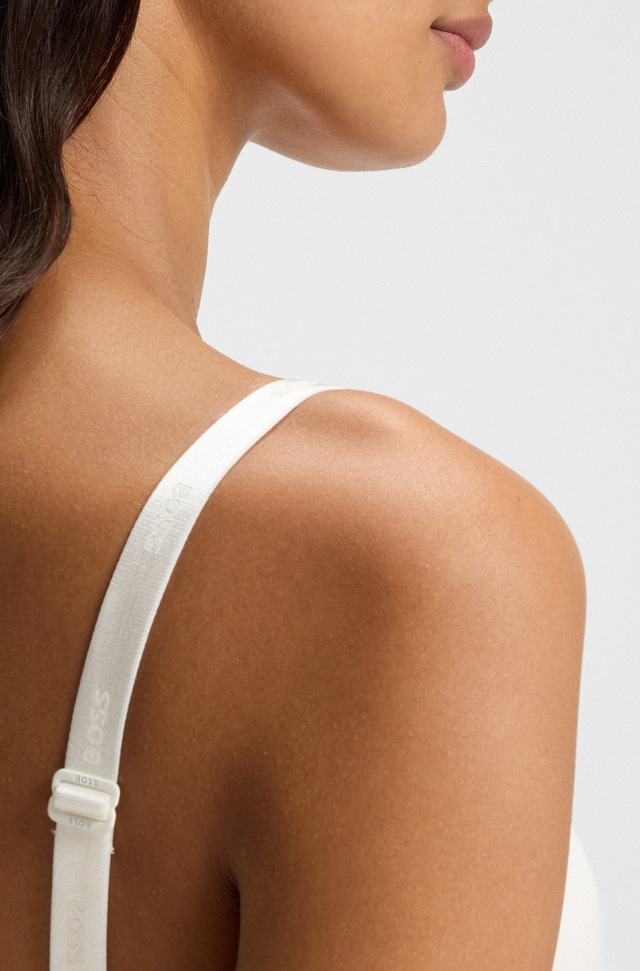BOSS Bügel-BH »UNDERWIRE BRA CI« mit BOSS Schriftzug auf den Trägern