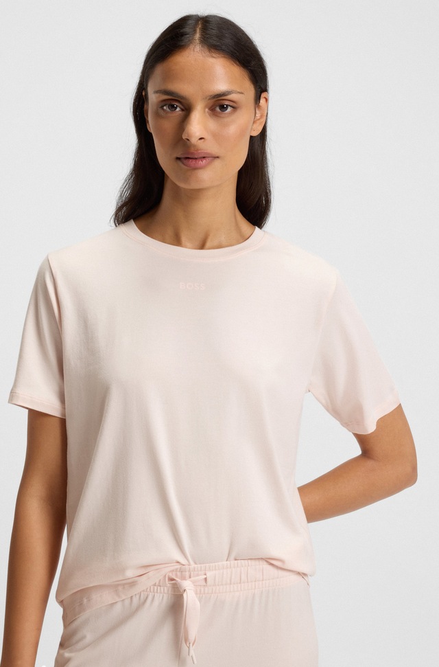 BOSS T-Shirt »CI_T-Shirt« mit BOSS Logo-Schriftzug & Label