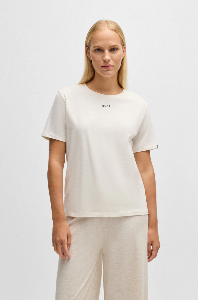 BOSS T-Shirt »CI_T-Shirt« mit BOSS Logo-Schriftzug & Label