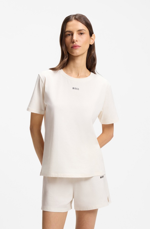 BOSS T-Shirt »CI_T-Shirt« mit BOSS Logo-Schriftzug & Label