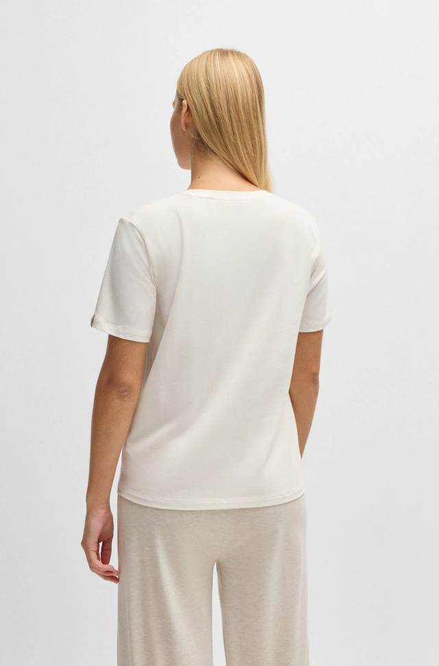BOSS T-Shirt »CI_T-Shirt« mit BOSS Logo-Schriftzug & Label
