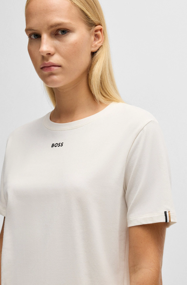 BOSS T-Shirt »CI_T-Shirt« mit BOSS Logo-Schriftzug & Label