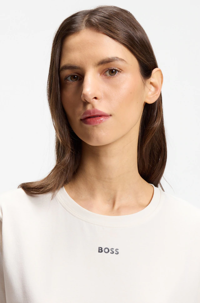 BOSS T-Shirt »CI_T-Shirt« mit BOSS Logo-Schriftzug & Label