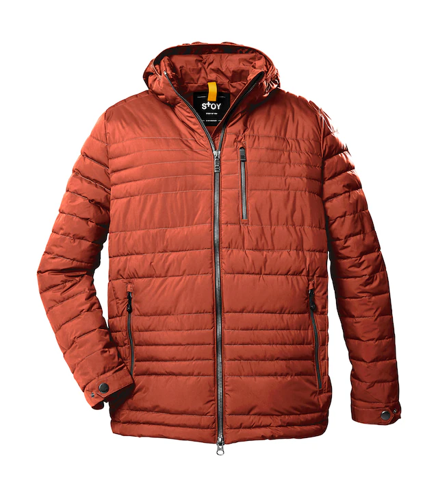 STOY Steppjacke »STW 16 MN QLTD JCKT« Atmungsaktive, wasserabweisende Steppjacke mit abzippbarer Kapuze