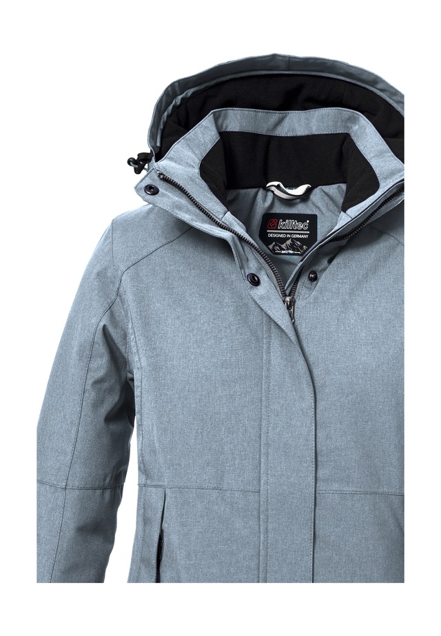 Killtec Outdoorjacke »KOW 37 WMN JCKT« Wasserdichte Damen Funktionsjacke mit abnehmbarer Kapuze