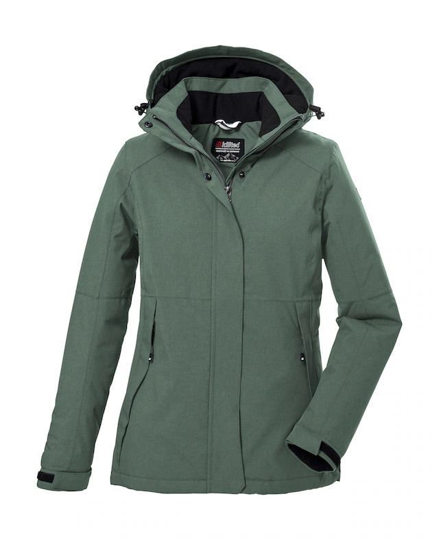 Killtec Outdoorjacke »KOW 37 WMN JCKT« Wasserdichte Damen Funktionsjacke mit abnehmbarer Kapuze