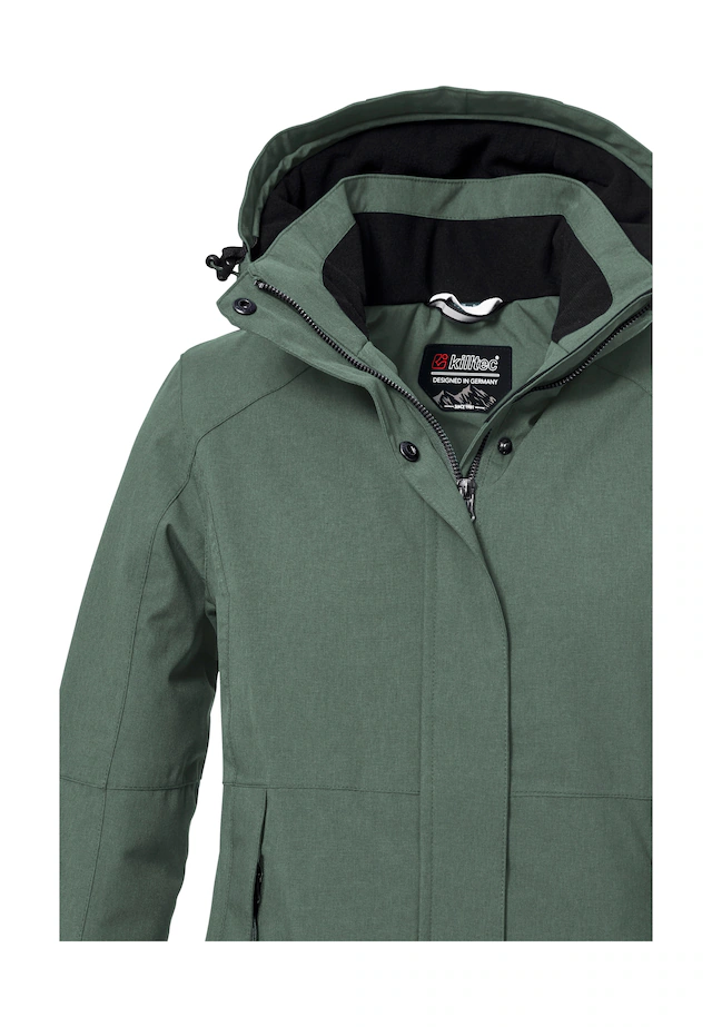 Killtec Outdoorjacke »KOW 37 WMN JCKT« Wasserdichte Damen Funktionsjacke mit abnehmbarer Kapuze