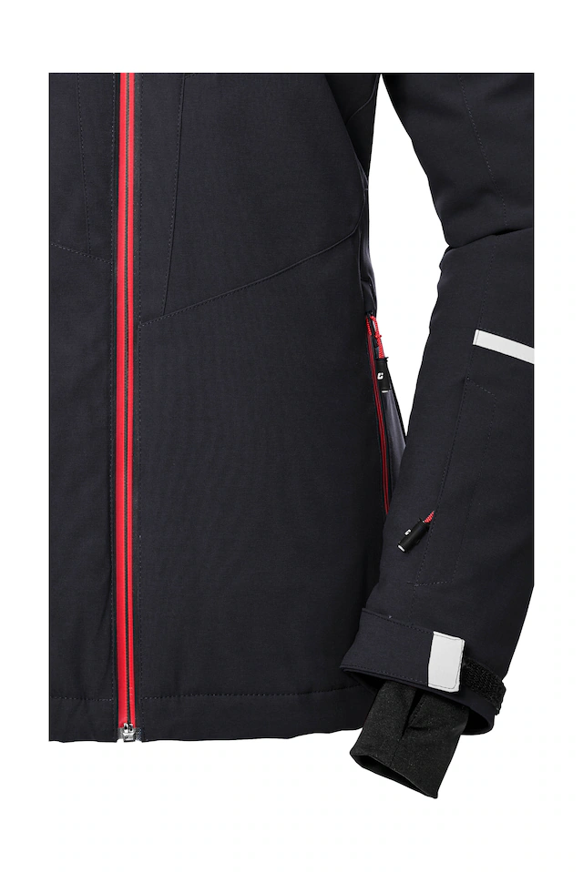 Killtec Skijacke »KSW 81 WMN SKI JCKT« Wasserdichte, atmungsaktive Winterjacke mit abnehmbarer Kapuze