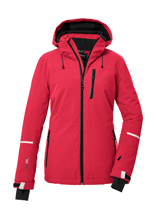 Killtec Skijacke »KSW 81 WMN SKI JCKT« Wasserdichte, atmungsaktive Winterjacke mit abnehmbarer Kapuze