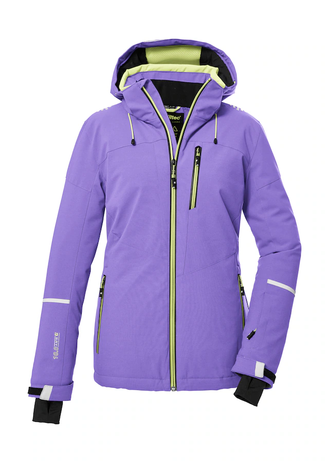 Killtec Skijacke »KSW 81 WMN SKI JCKT« Wasserdichte, atmungsaktive Winterjacke mit abnehmbarer Kapuze