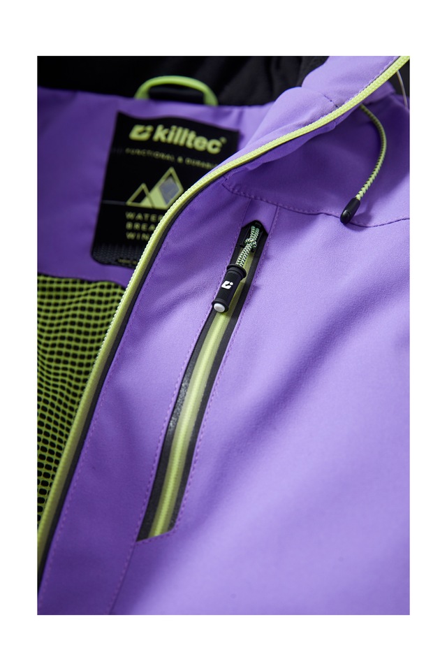 Killtec Skijacke »KSW 81 WMN SKI JCKT« Wasserdichte, atmungsaktive Winterjacke mit abnehmbarer Kapuze