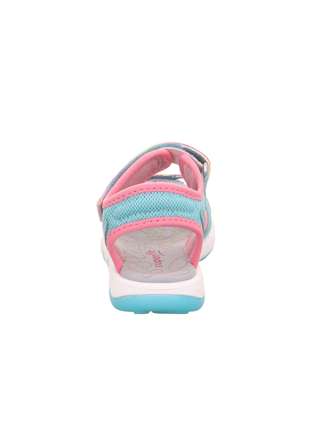 Superfit Sandale »PEBBLES WMS: mittel« Sandalette mit süßem Motiv, Größenschablone zum Download