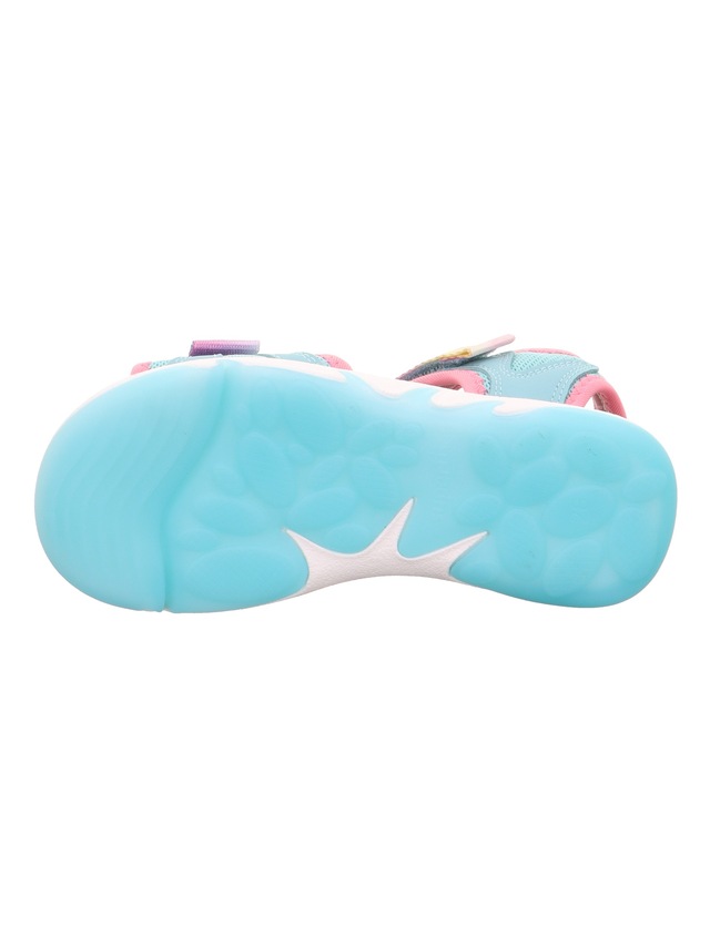 Superfit Sandale »PEBBLES WMS: mittel« Sandalette mit süßem Motiv, Größenschablone zum Download