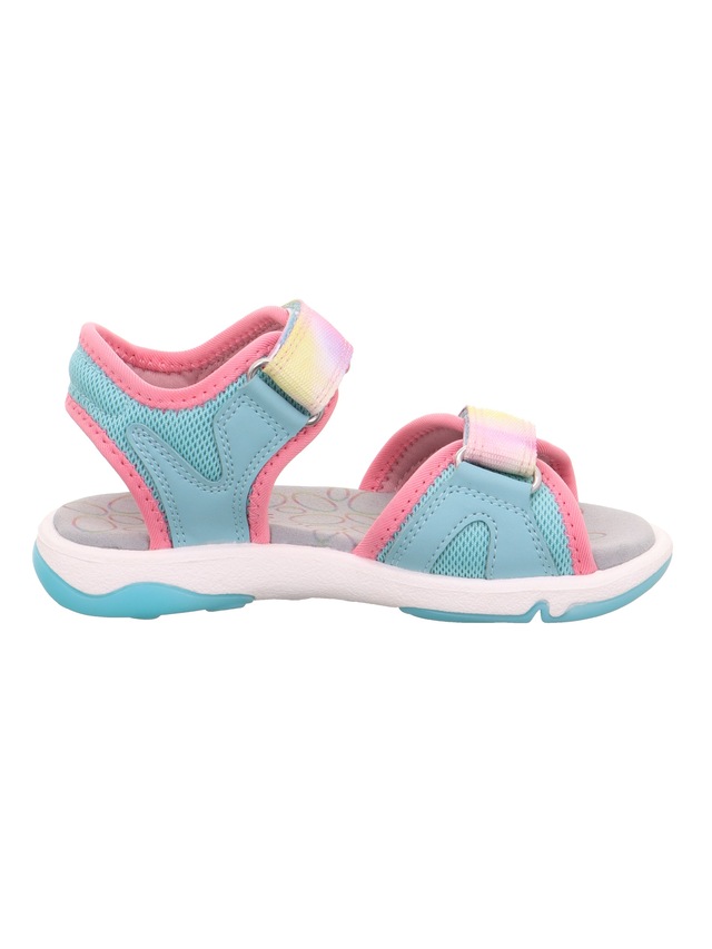 Superfit Sandale »PEBBLES WMS: mittel« Sandalette mit süßem Motiv, Größenschablone zum Download