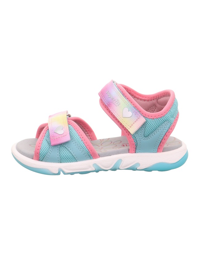 Superfit Sandale »PEBBLES WMS: mittel« Sandalette mit süßem Motiv, Größenschablone zum Download