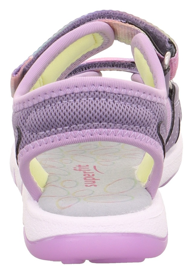 Superfit Sandale »PEBBLES WMS: mittel« Sandalette mit süßem Motiv, Größenschablone zum Download