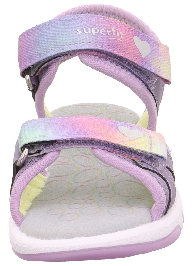Superfit Sandale »PEBBLES WMS: mittel« Sandalette mit süßem Motiv, Größenschablone zum Download
