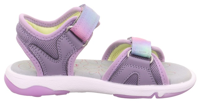 Superfit Sandale »PEBBLES WMS: mittel« Sandalette mit süßem Motiv, Größenschablone zum Download