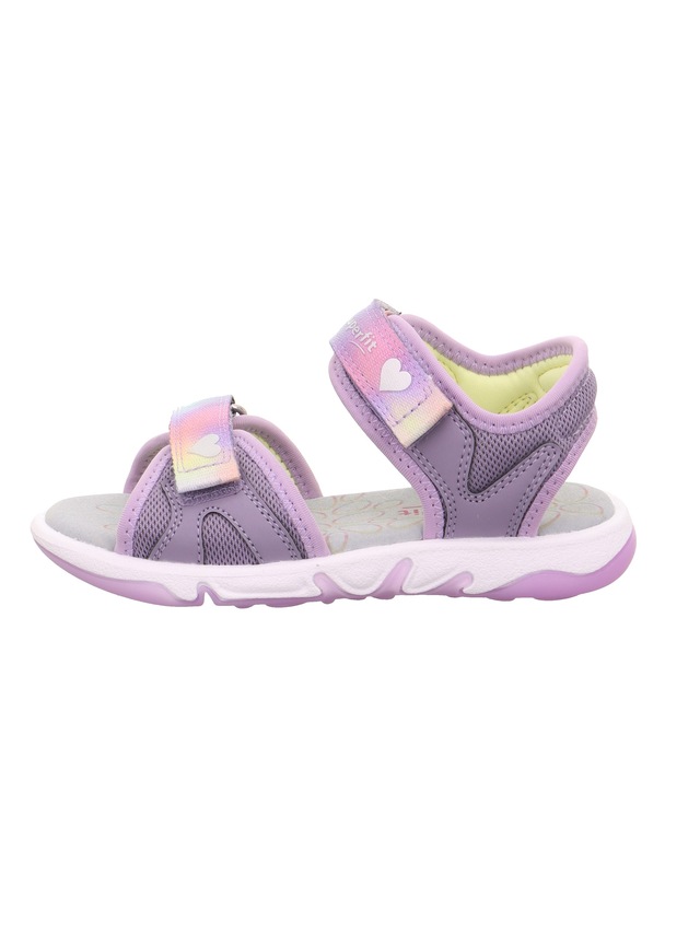 Superfit Sandale »PEBBLES WMS: mittel« Sandalette mit süßem Motiv, Größenschablone zum Download