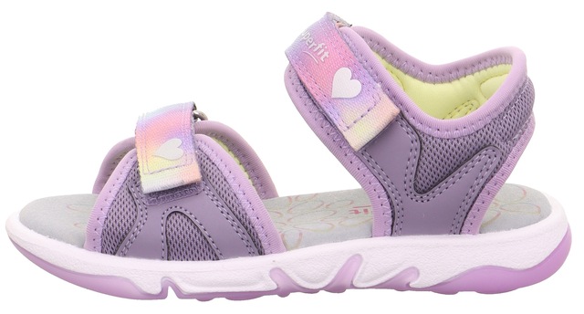 Superfit Sandale »PEBBLES WMS: mittel« Sandalette mit süßem Motiv, Größenschablone zum Download