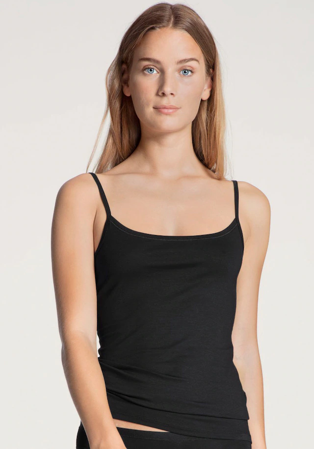CALIDA Unterhemd »Natural Comfort« Baumwoll-Mix, Single Jersey Qualität, weich, elastisch, pillingarm