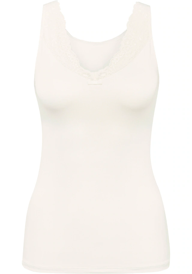 CALIDA Tanktop »Sensual Secrets« V-Ausschnitt, weiche Single-Jersey Qualität, elastisch, Spitze