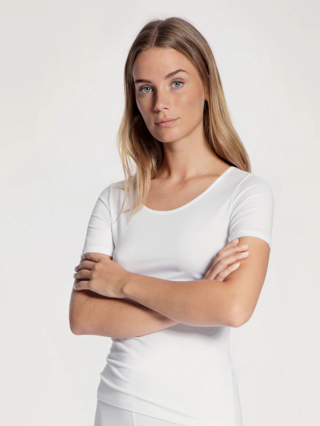 CALIDA Unterziehshirt »Natural Comfort« mit Rundhals und reduzierter Pillingbildung