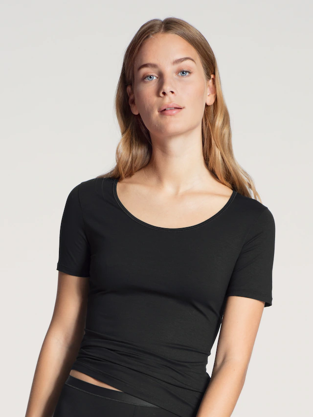 CALIDA Unterziehshirt »Natural Comfort« mit Rundhals und reduzierter Pillingbildung
