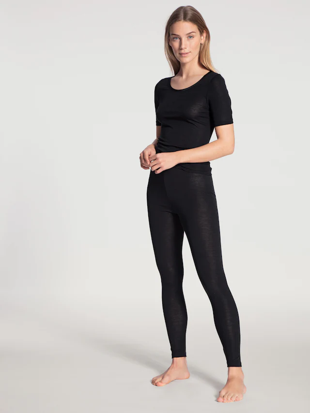 CALIDA Kurzarmshirt »True Confidence« Satinbandeinfassung, Rundhalsausschnitt, Kurzarm