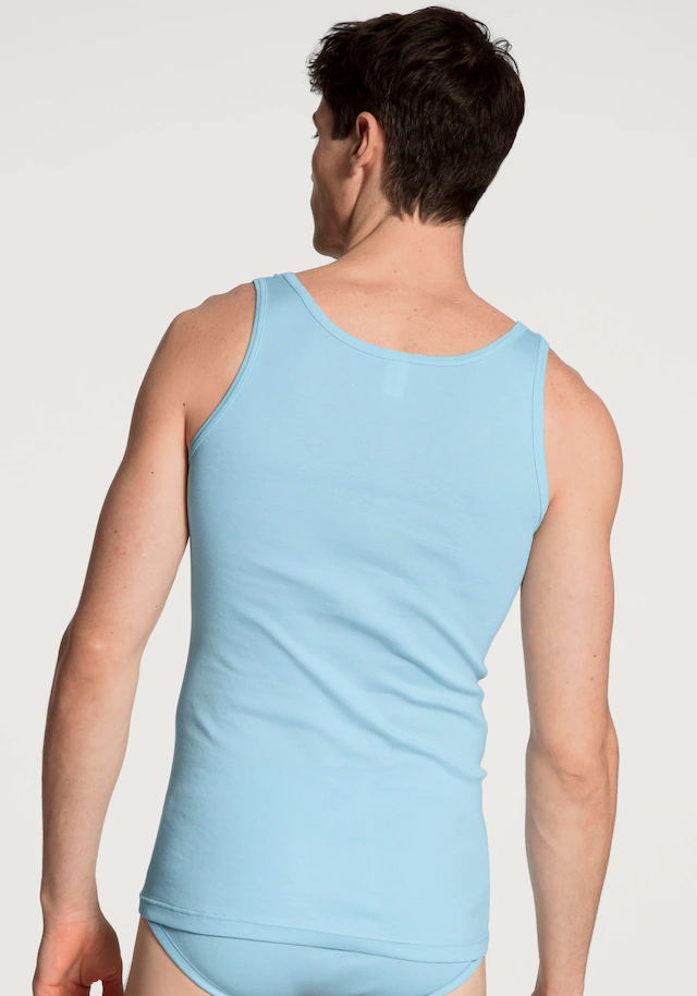 CALIDA Tanktop »Twisted Cotton« Pure Cotton, Feinripp-Qualität, Rundhals-Ausschnitt