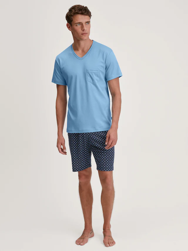 CALIDA Shorty »Relax Streamline« 2 tlg. mit V-Ausschnitt