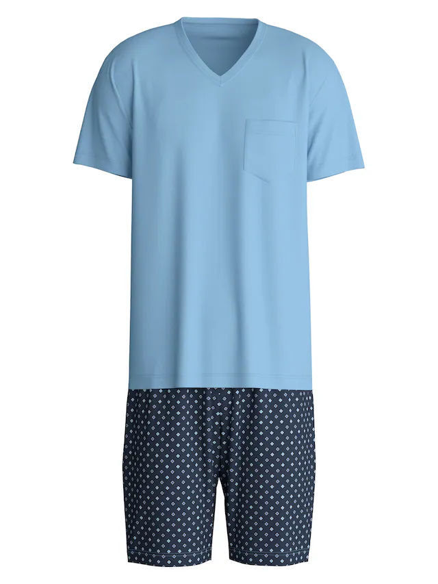 CALIDA Shorty »Relax Streamline« 2 tlg. mit V-Ausschnitt