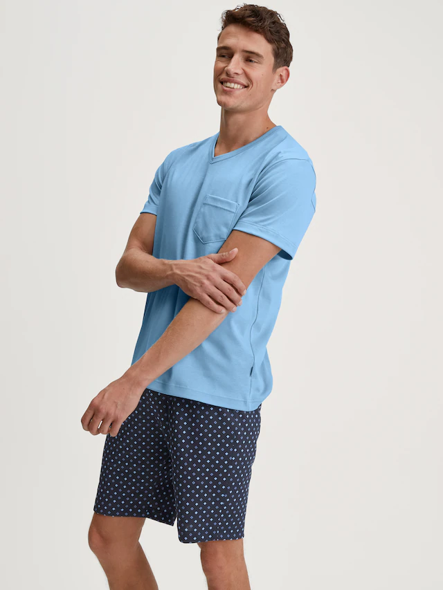 CALIDA Shorty »Relax Streamline« 2 tlg. mit V-Ausschnitt